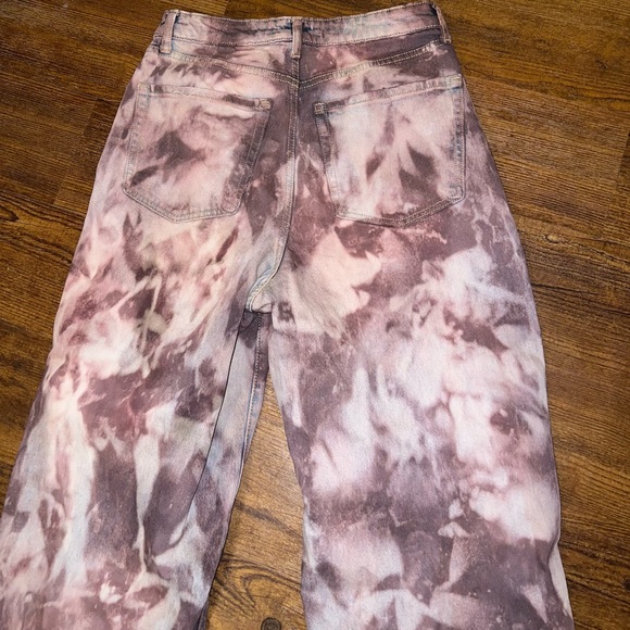 Wild Fable Acid Wash High Rise Punk Grunge Ripped Baggy Jeans Women’s Size 6/28R - Picture 5 of 9